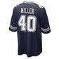 D.Cowboys #40 Von Miller Navy Game Football Jersey