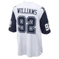 D.Cowboys #92 Quinnen Williams White Game Football Jersey