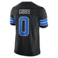D.Lions #0 Jahmyr Gibbs Black Alternate Vapor F.U.S.E. Stitched Limited Football Jersey