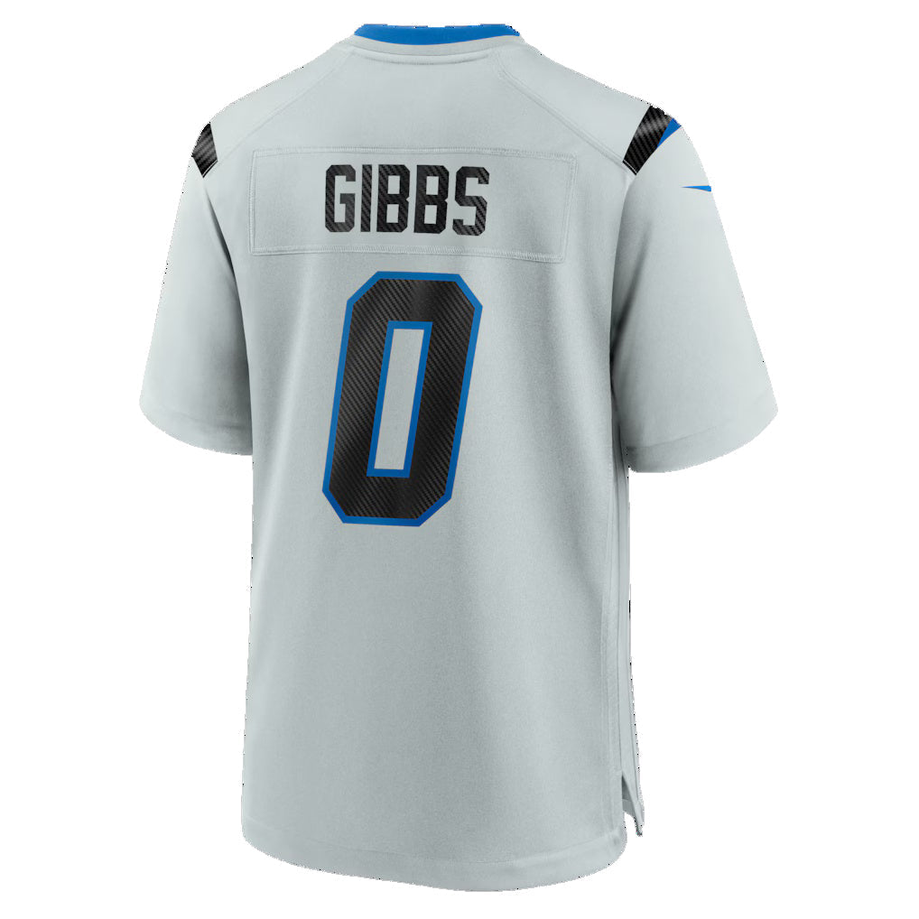 D.Lions #0 Jahmyr Gibbs Silver 2026 Rivalries Collection Game Football Jersey