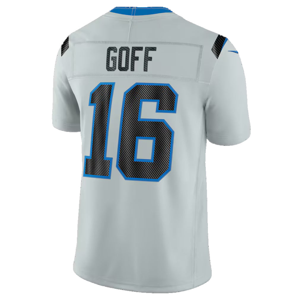 D.Lions #16 Jared Goff Silver 2026 Rivalries Collection Stitched Limited Football Jersey