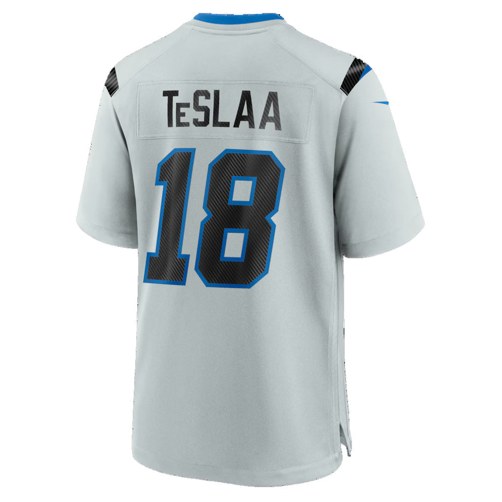 D.Lions #18 Isaac TeSlaa Silver 2026 Rivalries Collection Game Football Jersey