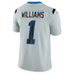 D.Lions #1 Jameson Williams Silver 2026 Rivalries Collection Stitched Limited Football Jersey