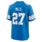 D.Lions #27 Jalen Mills Blue Puhics Team Game Jersey