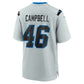 D.Lions #46 Jack Campbell Silver 2026 Rivalries Collection Game Football Jersey