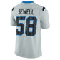 D.Lions #58 Penei Sewell Silver 2026 Rivalries Collection Stitched Limited Football Jersey