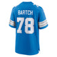 D.Lions #78 Ben Bartch Blue Team Game Stitched Football American Jersey