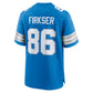 D.Lions #86 Anthony Firkser Blue Team Game American Football Jersey