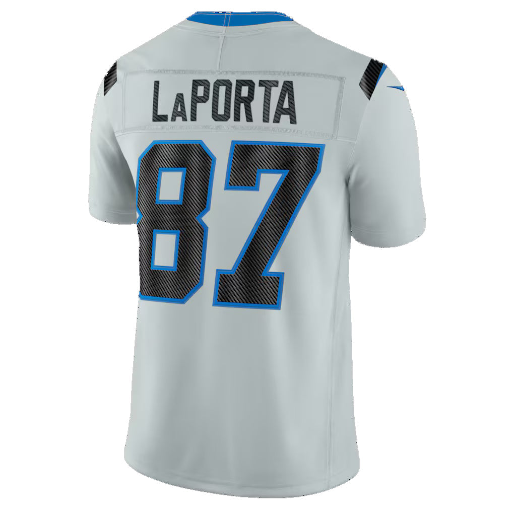 D.Lions #87 Sam LaPorta Silver 2026 Rivalries Collection Stitched Limited Football Jersey