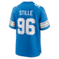 D.Lions #96 Ben Stille Blue Team Game Football Jersey