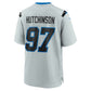 D.Lions #97 Aidan Hutchinson Silver 2026 Rivalries Collection Game Football Jersey