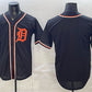 Detroit Tigers Blank 2026 Fashion Replica Black Out Stitched Jersey