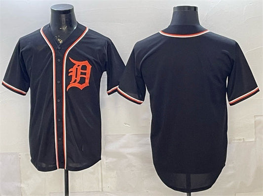Detroit Tigers Blank 2026 Fashion Replica Black Out Stitched Jersey
