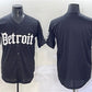 Detroit Tigers Blank Black 'Motor Gothic Edition' Vapor Premier Limited Stitched Baseball Jersey