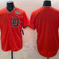 Detroit Tigers Blank Orange 2026 Alternate USA 250' Patch Vapor Premier Limited Stitched Baseball Jersey