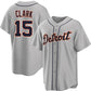 Detroit Tigers #15 Max Clark Gray 2026 Road Stitched Baseball Jersey