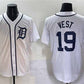 Detroit Tigers #19 Will Vest White Cool Base Stitched Baseball Jersey