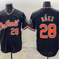 Detroit Tigers #28 Javier Báez Black 2026 Meijer Patch Alternate Vapor Premier Limited Stitched Baseball Jersey