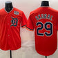 Detroit Tigers #29 Tarik Skubal Orange 2026 Alternate USA 250' Patch Vapor Premier Limited Stitched Baseball Jersey