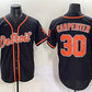 Detroit Tigers #30 Kerry Carpenter Black With Patch Cool Base Stitched Baseball Jersey