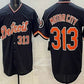 Detroit Tigers #313 Motor City Navy Limited Stitched Baseball Jersey