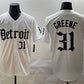 Detroit Tigers #31 Riley Greene White 'Motor Gothic Edition' Vapor Premier Limited Stitched Baseball Jersey