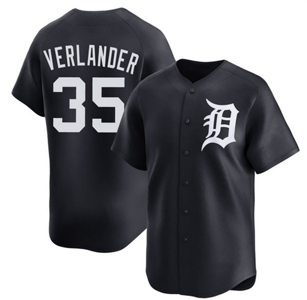 Detroit Tigers #35 Justin Verlander Black 2026 Limited Stitched Baseball Jersey
