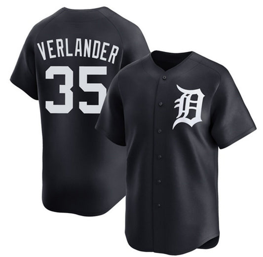Detroit Tigers #35 Justin Verlander Black 2026 Limited Stitched Baseball Jersey