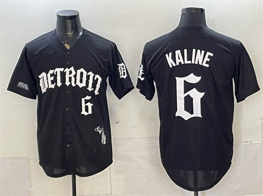 Detroit Tigers #6 Al Kaline 2026 Black 'Motor Gothic Edition' Vapor Premier Limited Stitched Jersey