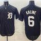 Detroit Tigers #6 Al Kaline Black Limited Stitched Jersey
