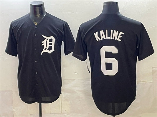 Detroit Tigers #6 Al Kaline Black Limited Stitched Jersey