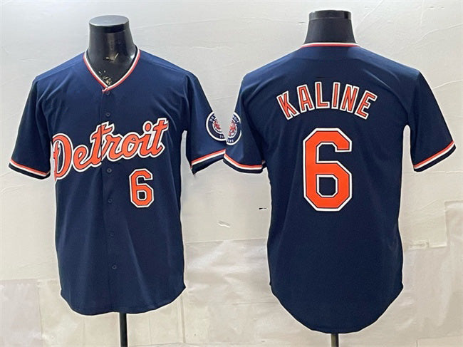 Detroit Tigers #6 Al Kaline Navy 2026 Alternate Vapor Premier Limited Stitched Baseball Jersey