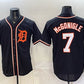 Detroit Tigers #7 Kevin McGonigle 2026 Fashion Replica Black Out Stitched Jersey