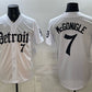 Detroit Tigers #7 Kevin McGonigle 2026 White 'Motor Gothic Edition' Vapor Premier Limited Stitched Jersey