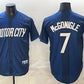 Detroit Tigers #7 Kevin McGonigle Navy City Connect Cool Base Limited Stitched Baseball Jersey
