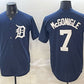 Detroit Tigers #7 Kevin McGonigle Navy Cool Base Stitched Baseball Jersey