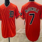 Detroit Tigers #7 Kevin McGonigle Orange Limited Stitched Baseball Jersey