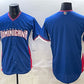 Dominican Republic Baseball Blank Royal 2026 World Baseball Classic Stadium Stitched Baseball Jersey