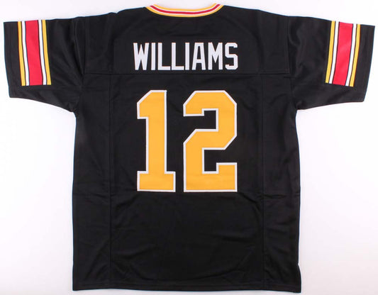 Grambling State Tigers #12 Doug Williams Black Gridiron Legends Football Jersey College Jerseys