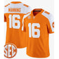 T.Volunteers #16 Peyton Manning Yellow FUSE Stitched American College Jerseys