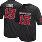 F.State Bulldogs #15 Davante Adams Black Stitched Game American College Jerseys