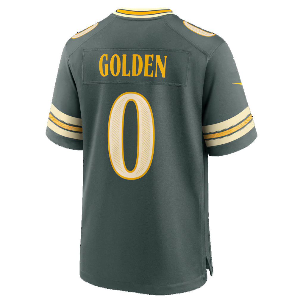 GB.Packers #0 Matthew Golden Green 2026 Rivalries Collection Game Football Jersey