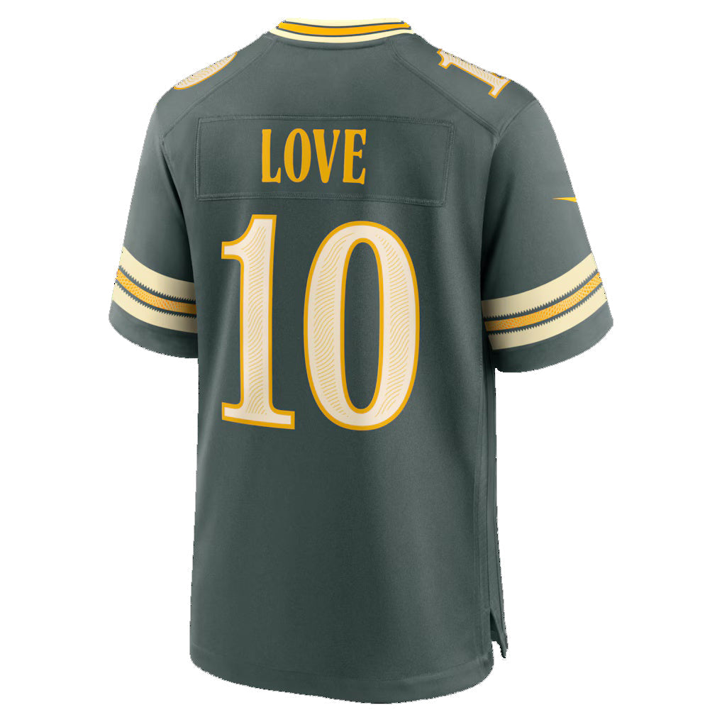 GB.Packers #10 Jordan Love Green 2026 Rivalries Collection Game Football Jersey