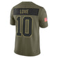 GB.Packers #10 Jordan Love Olive 2025 Salute to Service Limited American Football Jerseys