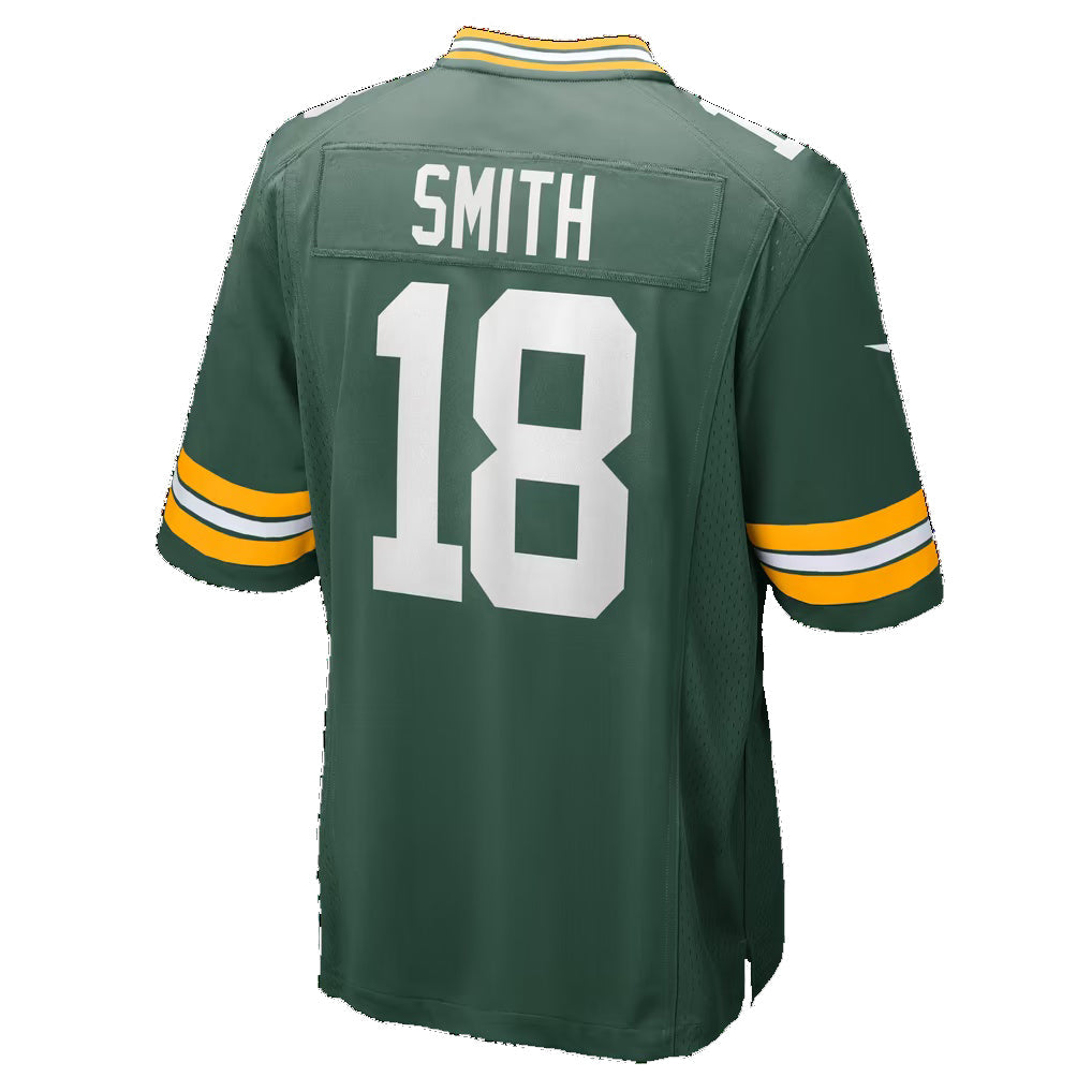 GB.Packers #18 Jonnu Smith Green Team Game Football Jersey
