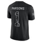 GB.Packers #1 Micah Parsons Black 2026 Salute to Service Stitched Limited Football Jersey