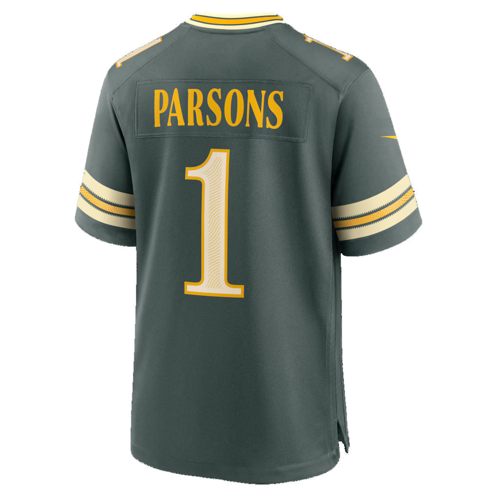 GB.Packers #1 Micah Parsons Green 2026 Rivalries Collection Game Football Jersey