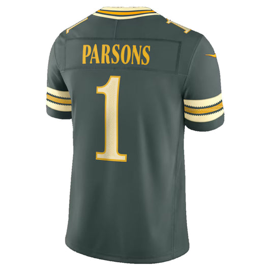 GB.Packers #1 Micah Parsons Green 2026 Rivalries Collection Stitched Limited Football Jersey