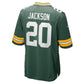 GB.Packers #20 Domani Jackson Green Team Game Football Jersey