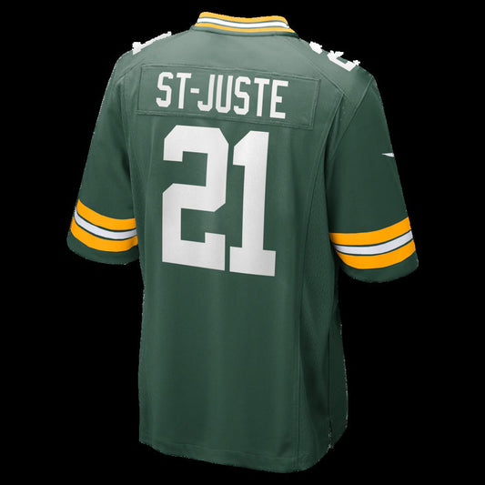 GB.Packers #21 Benjamin St-Juste Green Team Game Stitched Football American Jersey